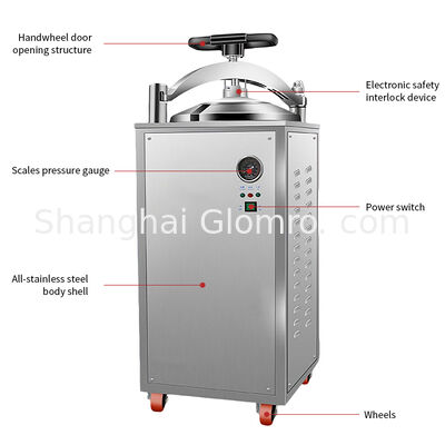 BAXIT 30L/40l/50L/75L Automatic Control Type High Temperature Steam Sterilization Pot/vertical Steam Sterilizer for Laboratory