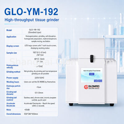 High Throughput Tissue Grinding Machine Vertical Vibration Bead Mill Homogenizer for Laboratory Biological Sample Cell Lysis