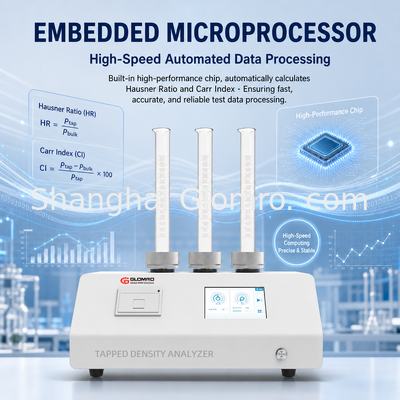 Automatic Tapped Density Analyzer Powder Tapped Density Tester for Cement Talcum Powder Coating Powder Test