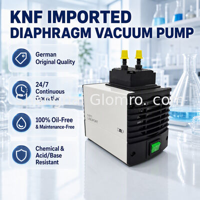 KNF N811KT.18 Chemical Resistant Diaphragm Vacuum Pump PTFE-coated Diaphragm for Vacuum Filtration
