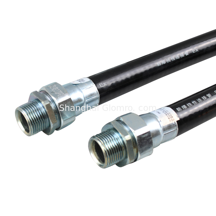 ATEX Flexible Hose Oil Resistant Customized Size Hose Explosion Proof Flexible Connection Pipe Diesel Gasoline Flexible OEM Rubber Fuel Line Hose