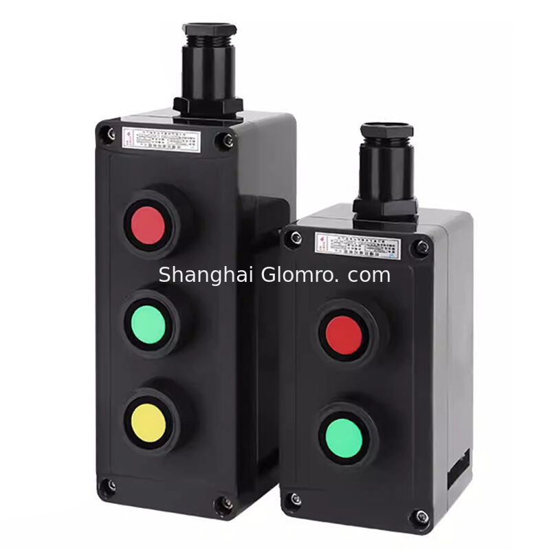 IP65 1/2/3-Button Explosion Proof Push Button Station for Chemical Plant Oil Gas Hazardous Area