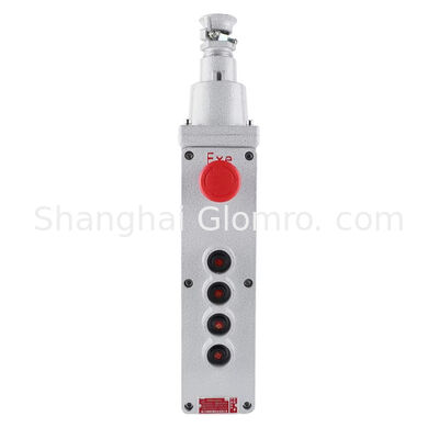 বিস্ফোরণ-প্রমাণ বোতাম GLO-LA5817 কন্ট্রোল হ্যান্ডেল 4K/6K ভ্রমণ ক্রেন উত্তোলন একক গতির বিস্ফোরণ-প্রমাণ বৈদ্যুতিক লিফট সুইচ